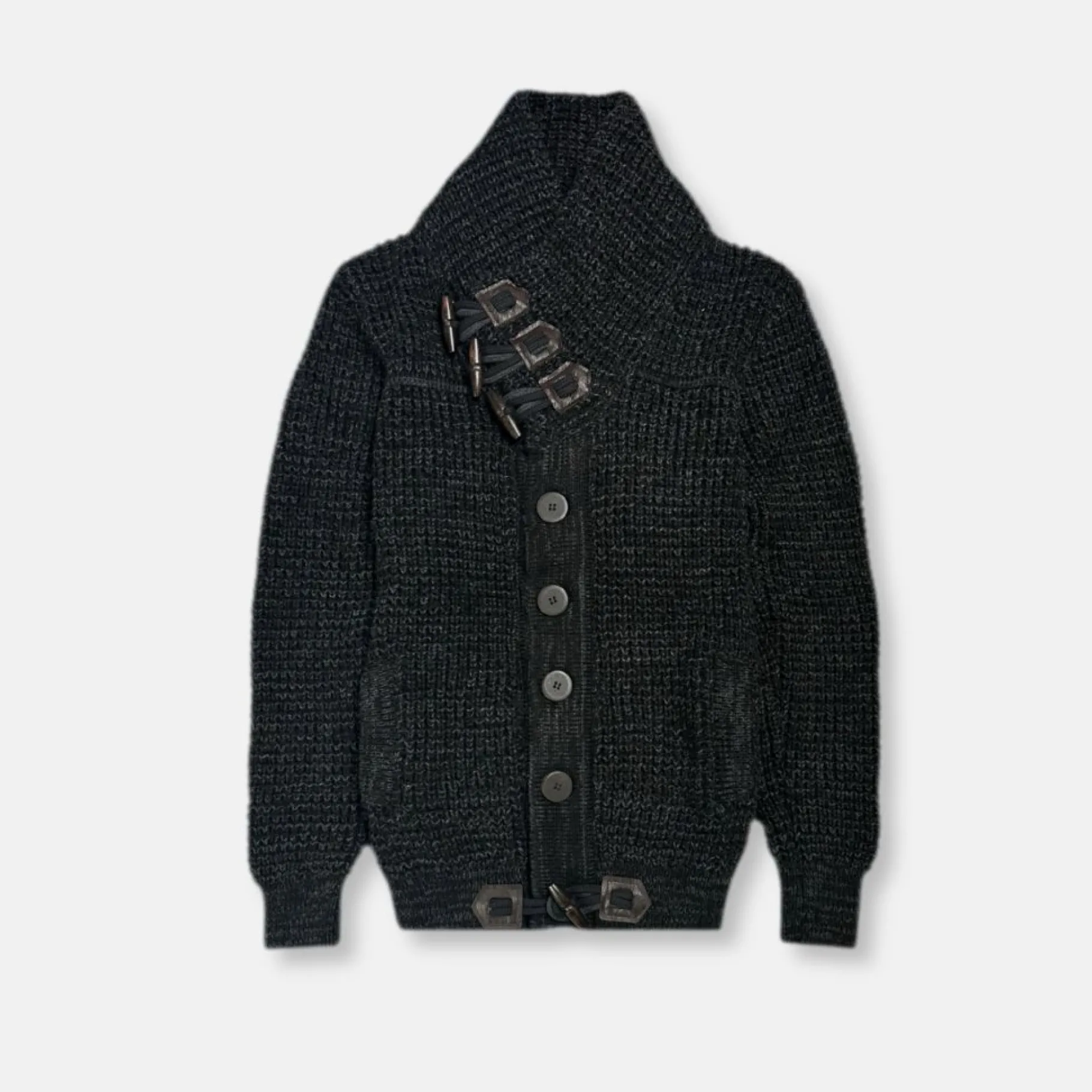 New Edition Fashion Duval Cable Knit Button-Up Sweater> Sweaters