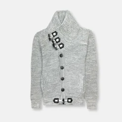 New Edition Fashion Duval Cable Knit Button-Up Sweater> Sweaters