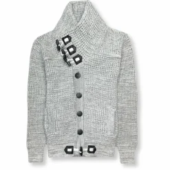 New Edition Fashion Duval Cable Knit Button-Up Sweater> Sweaters