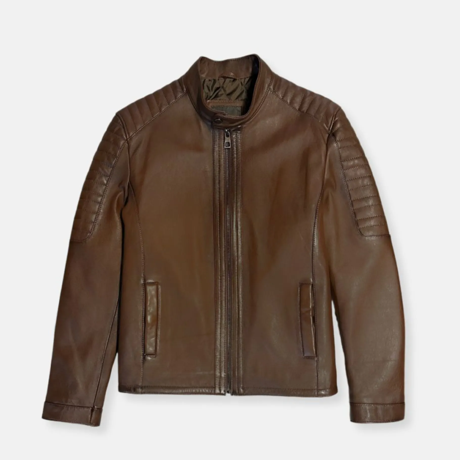New Edition Fashion Dylan Racer Leather Jacket> Coats & Outerwear