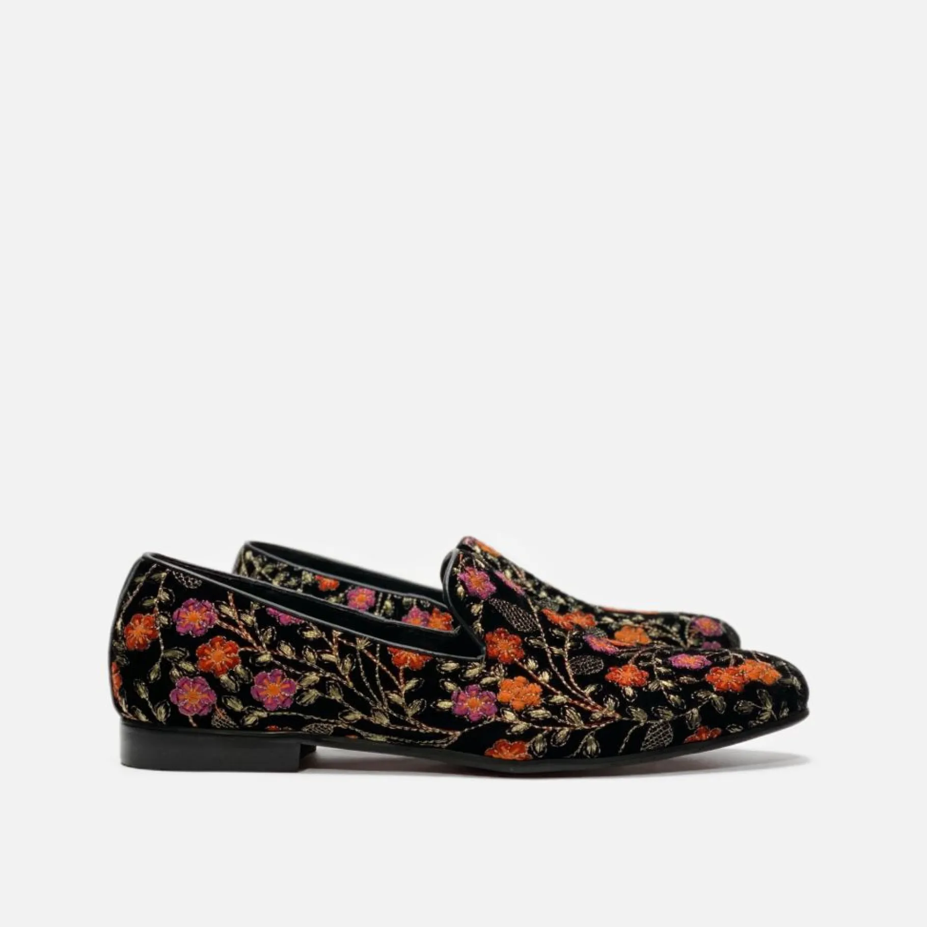 New Edition Fashion Felipe Floral Smoking Slipper> Formal Shoes