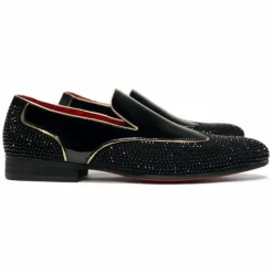 New Edition Fashion Fonzie Slip On Wingtip Dress Shoes> Loafers & Slip Ons