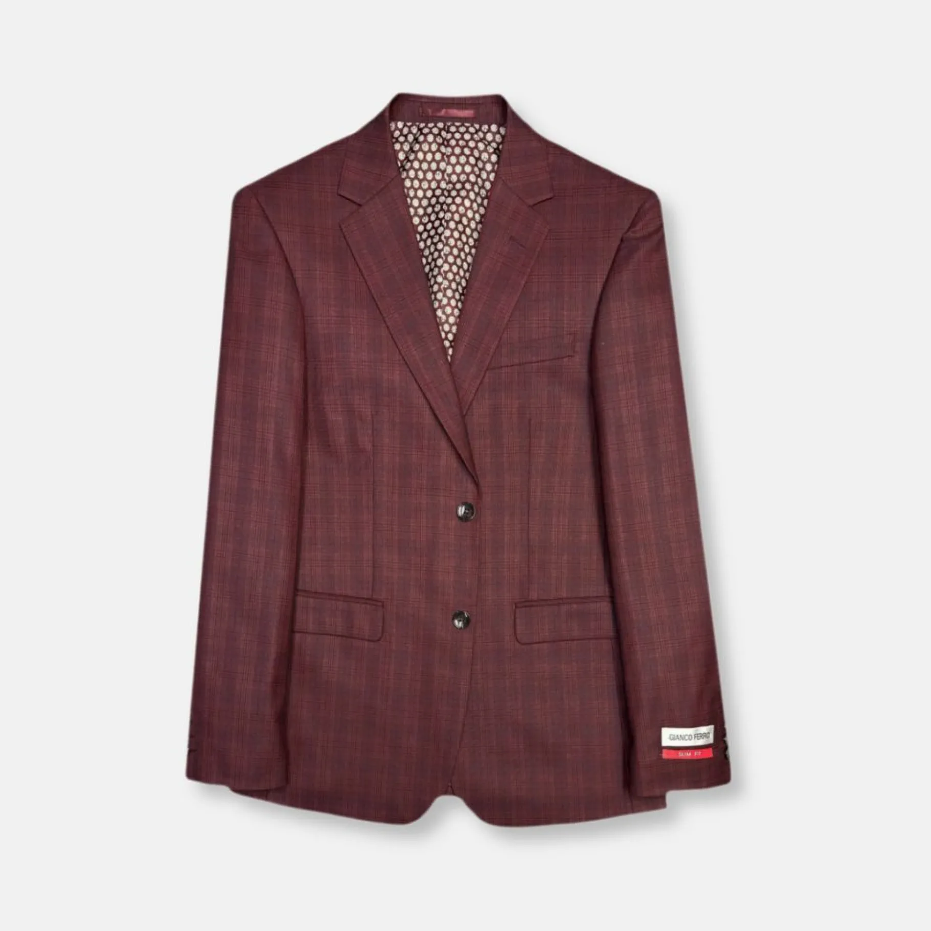 New Edition Fashion Gabriel Slim Plaid Suit> Suits