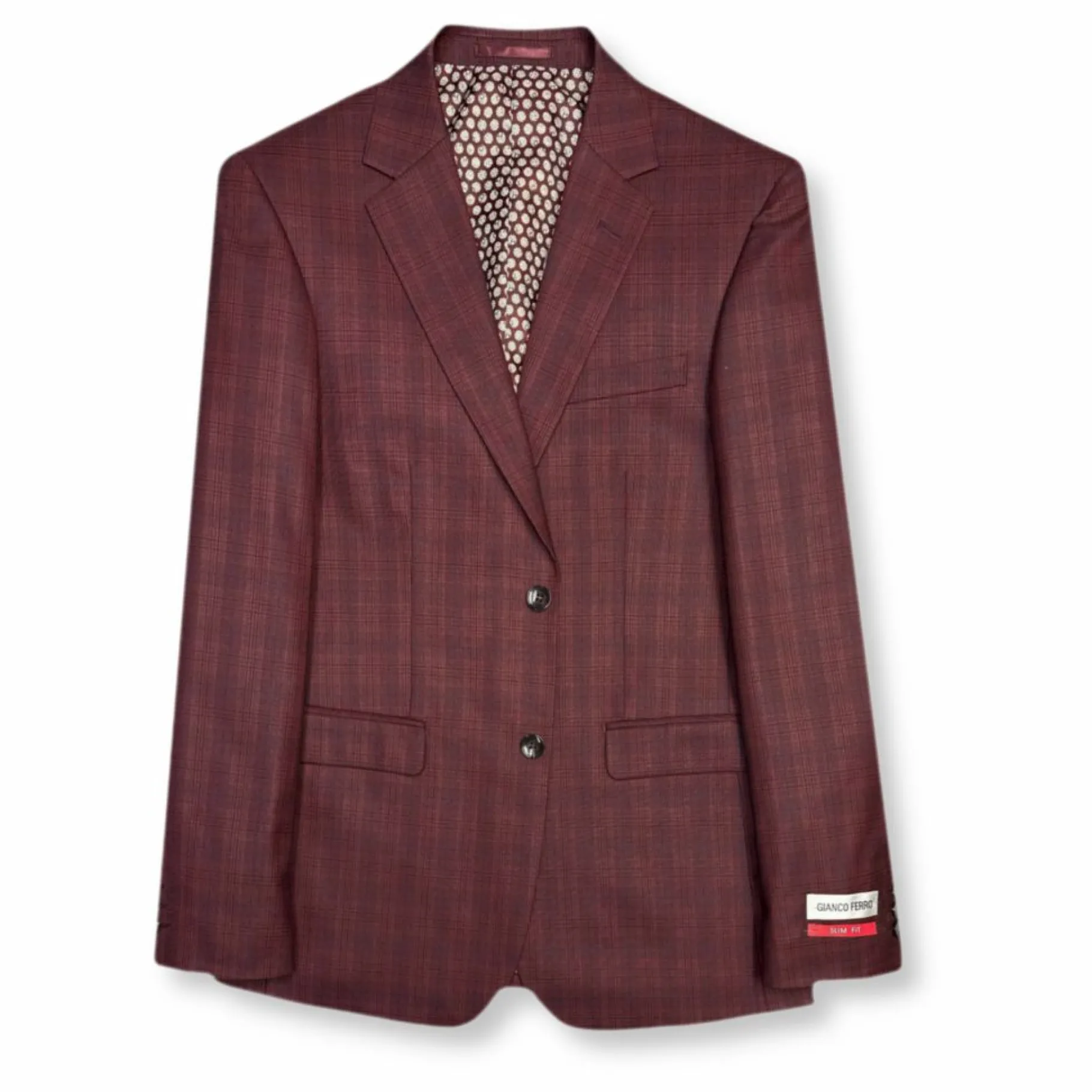 New Edition Fashion Gabriel Slim Plaid Suit> Suits