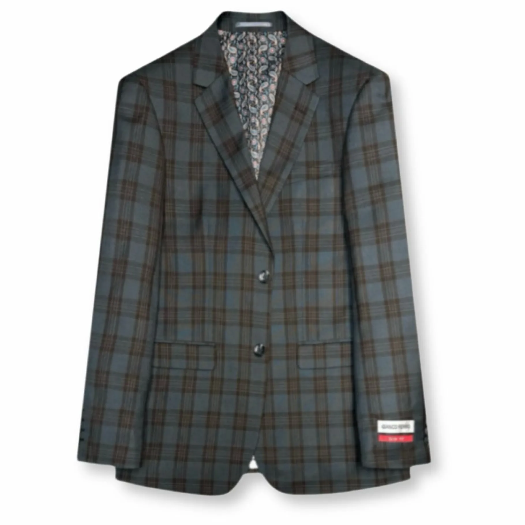 New Edition Fashion Gaffin Slim Plaid Suit> Suits