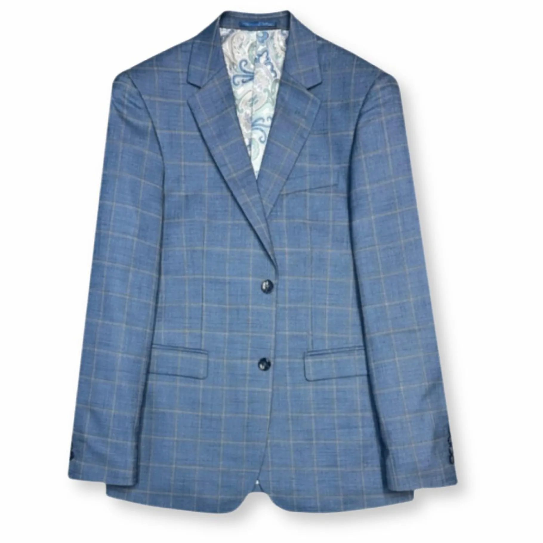 New Edition Fashion Galkin Slim Windowpane Suit> Suits