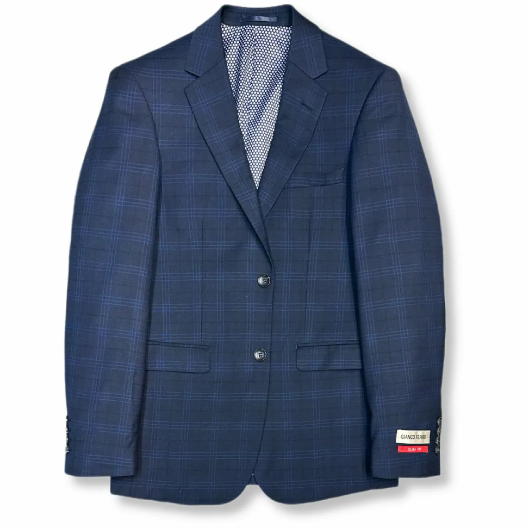 New Edition Fashion Gavin Slim Plaid Suit> Suits