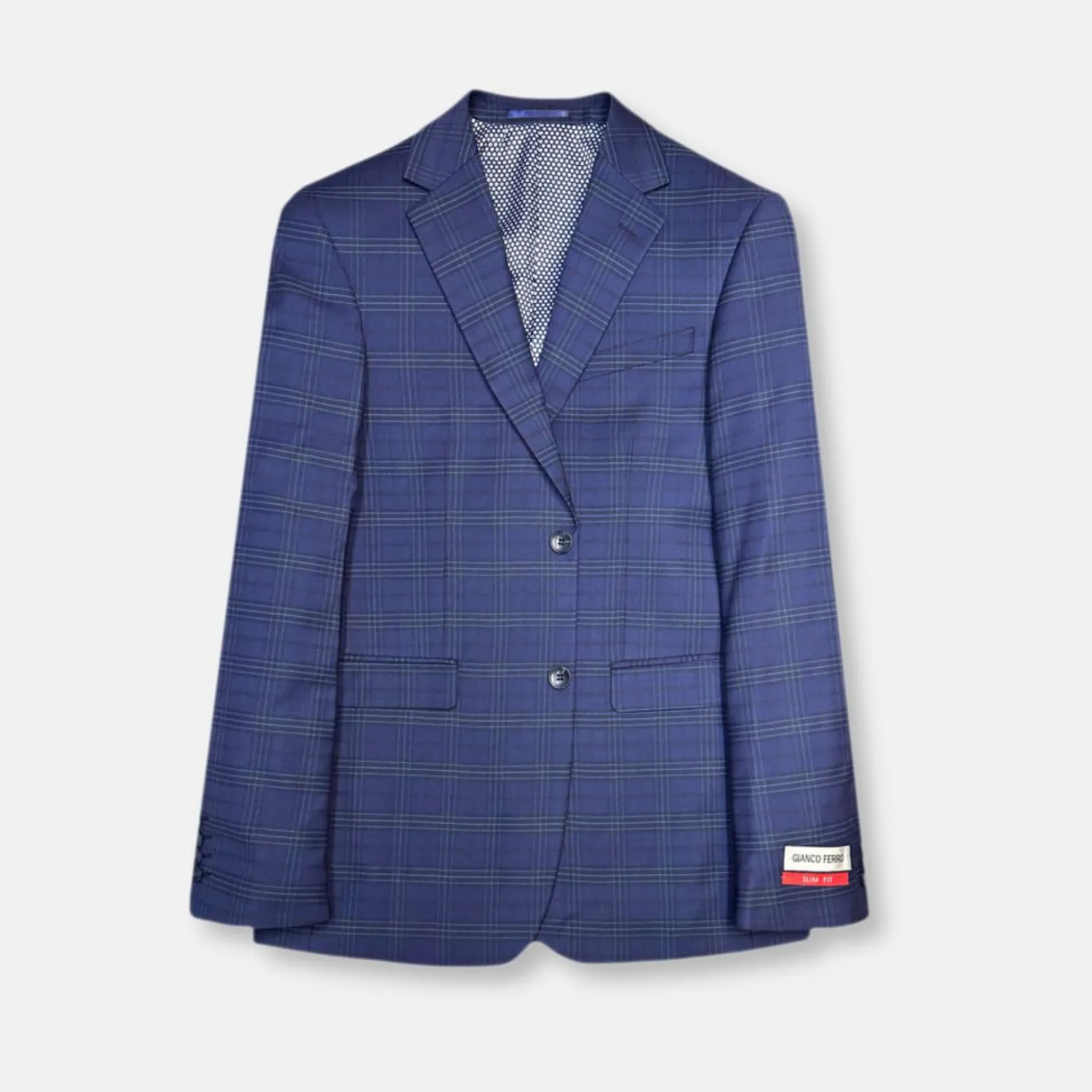 New Edition Fashion Gavin Slim Plaid Suit> Suits