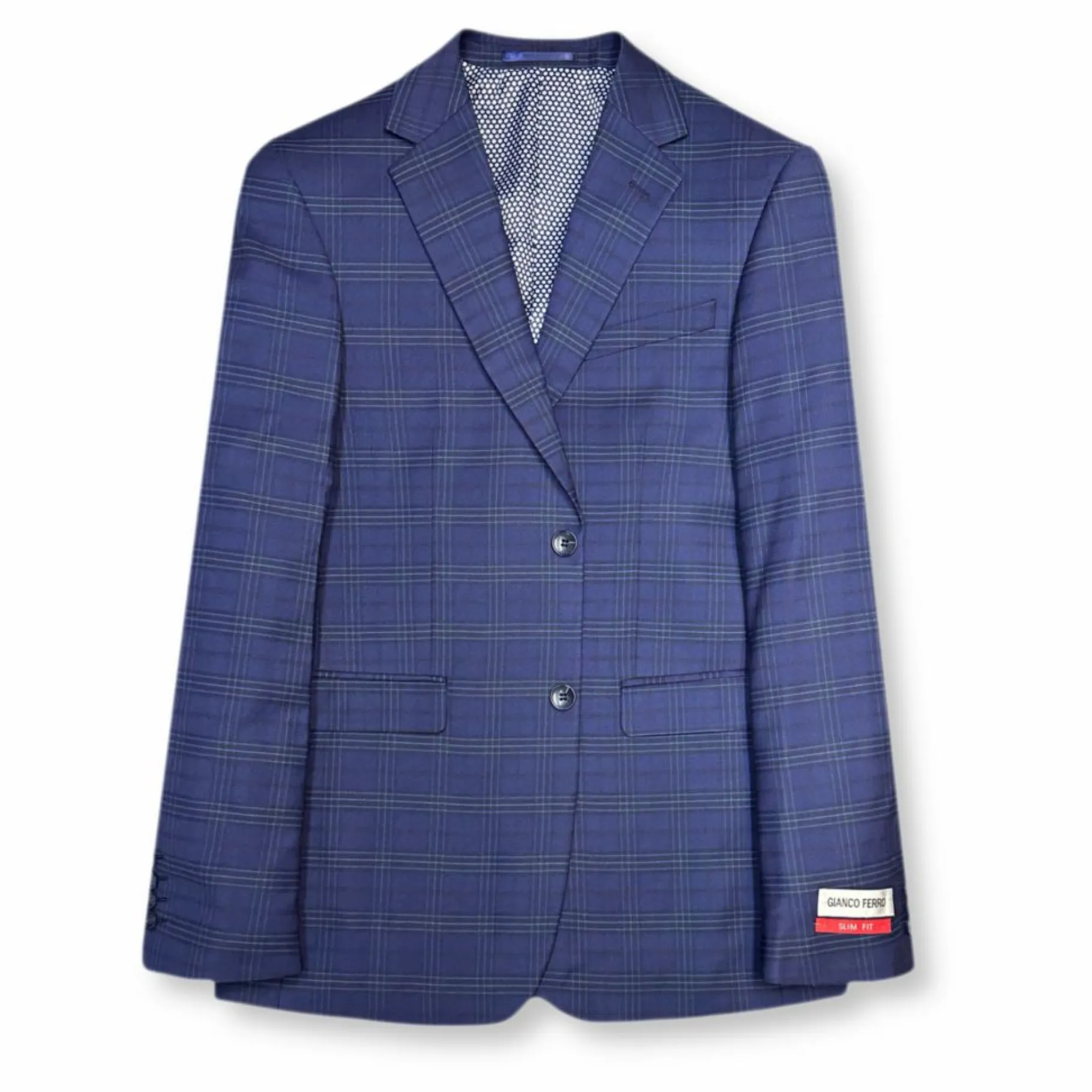 New Edition Fashion Gavin Slim Plaid Suit> Suits
