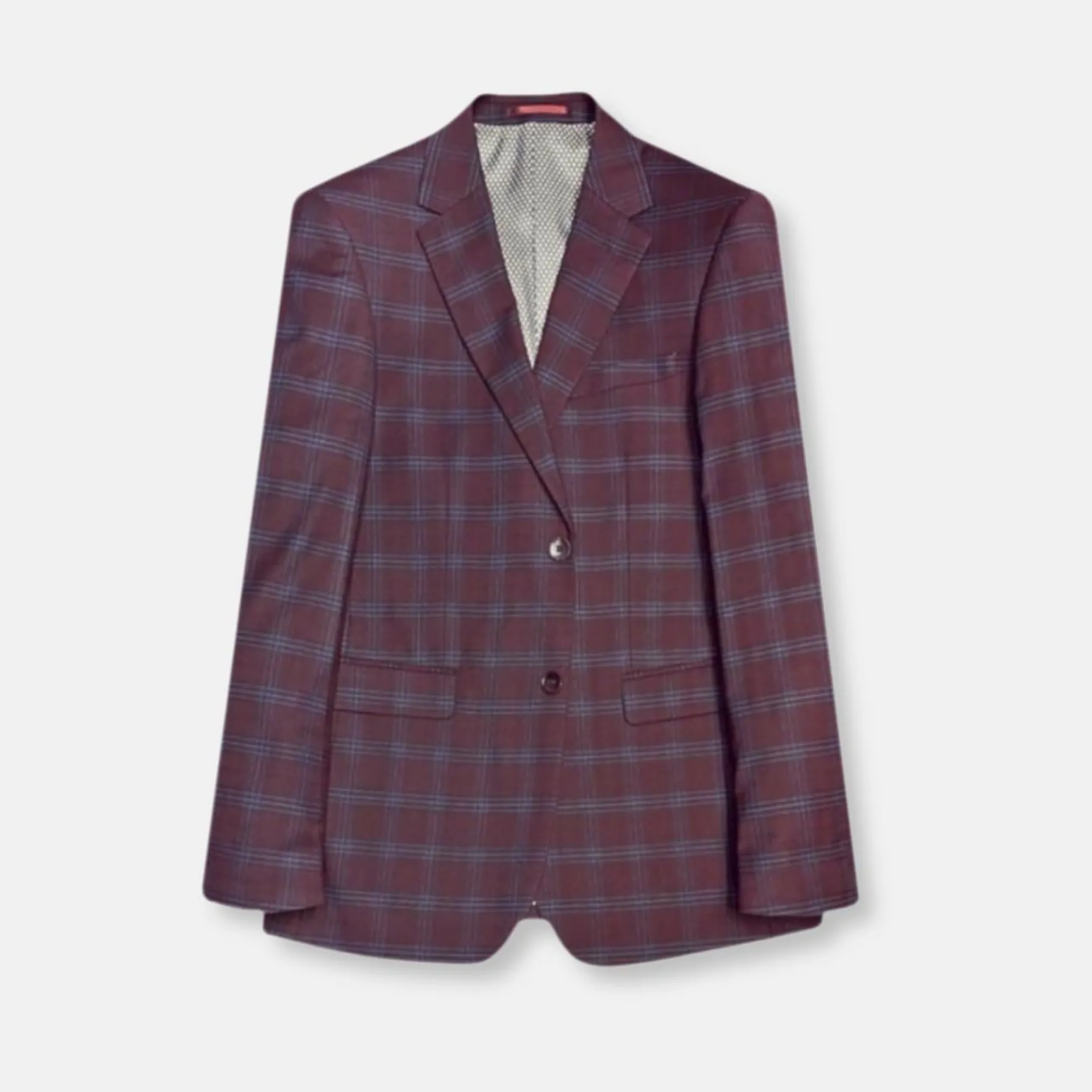 New Edition Fashion Gavin Slim Plaid Suit> Suits