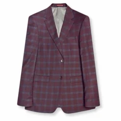 New Edition Fashion Gavin Slim Plaid Suit><noscript><img width=