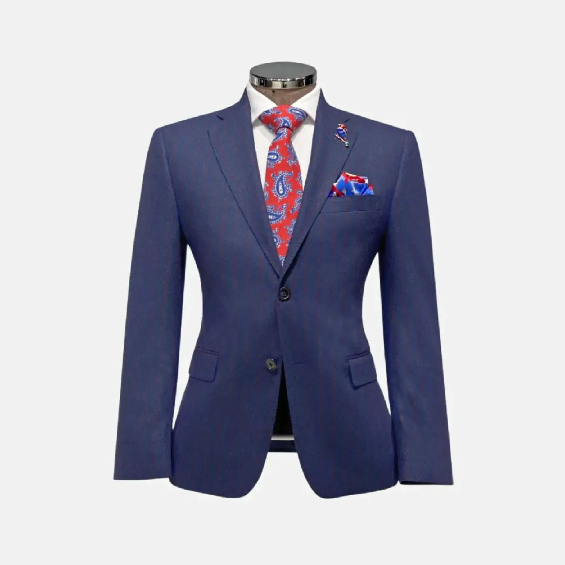 New Edition Fashion Genoa Striped Suit> Suits
