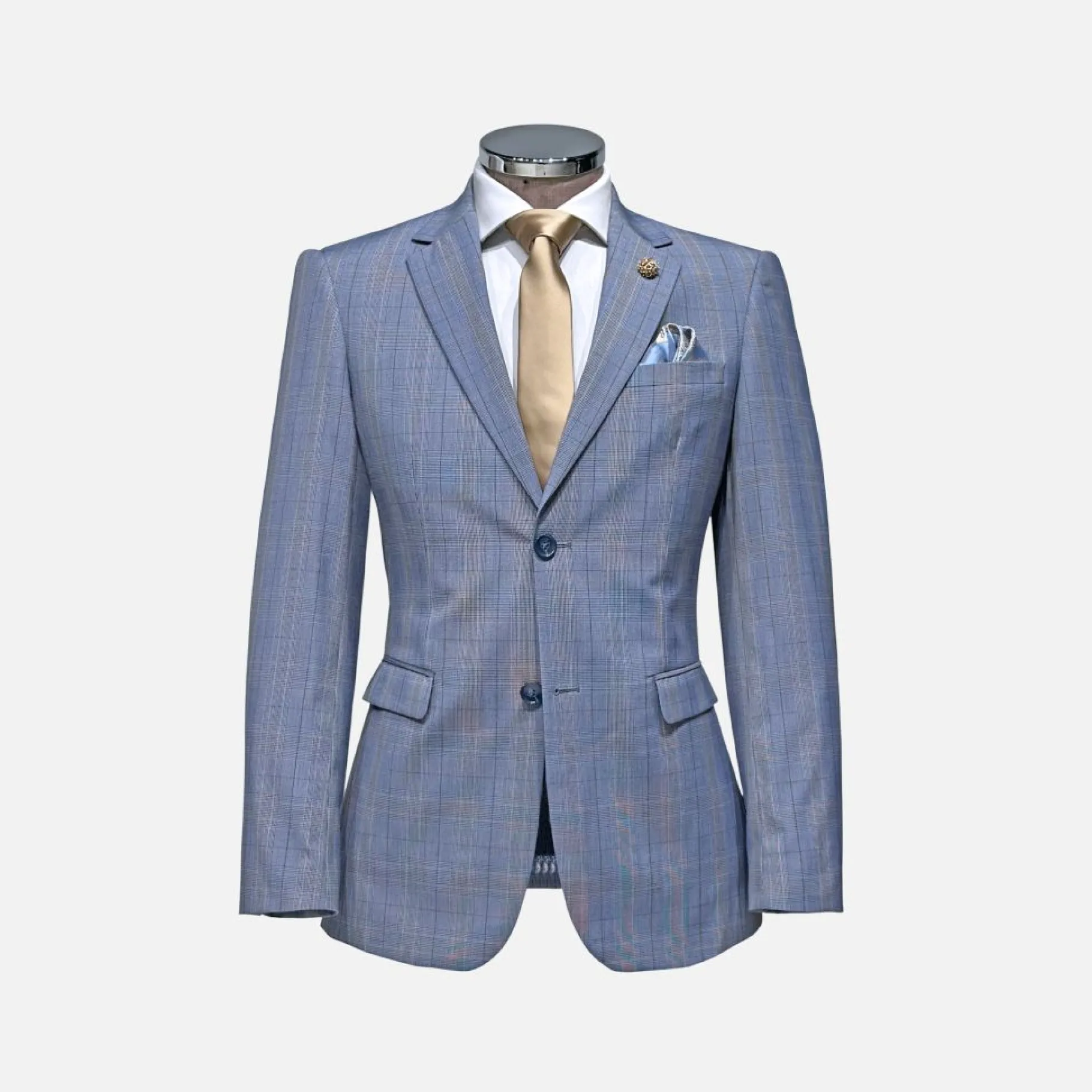 New Edition Fashion Grady Slim Plaid Suit> Suits