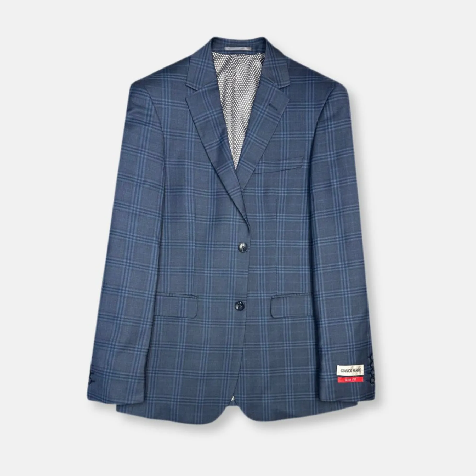 New Edition Fashion Greyson Slim Plaid Suit> Suits