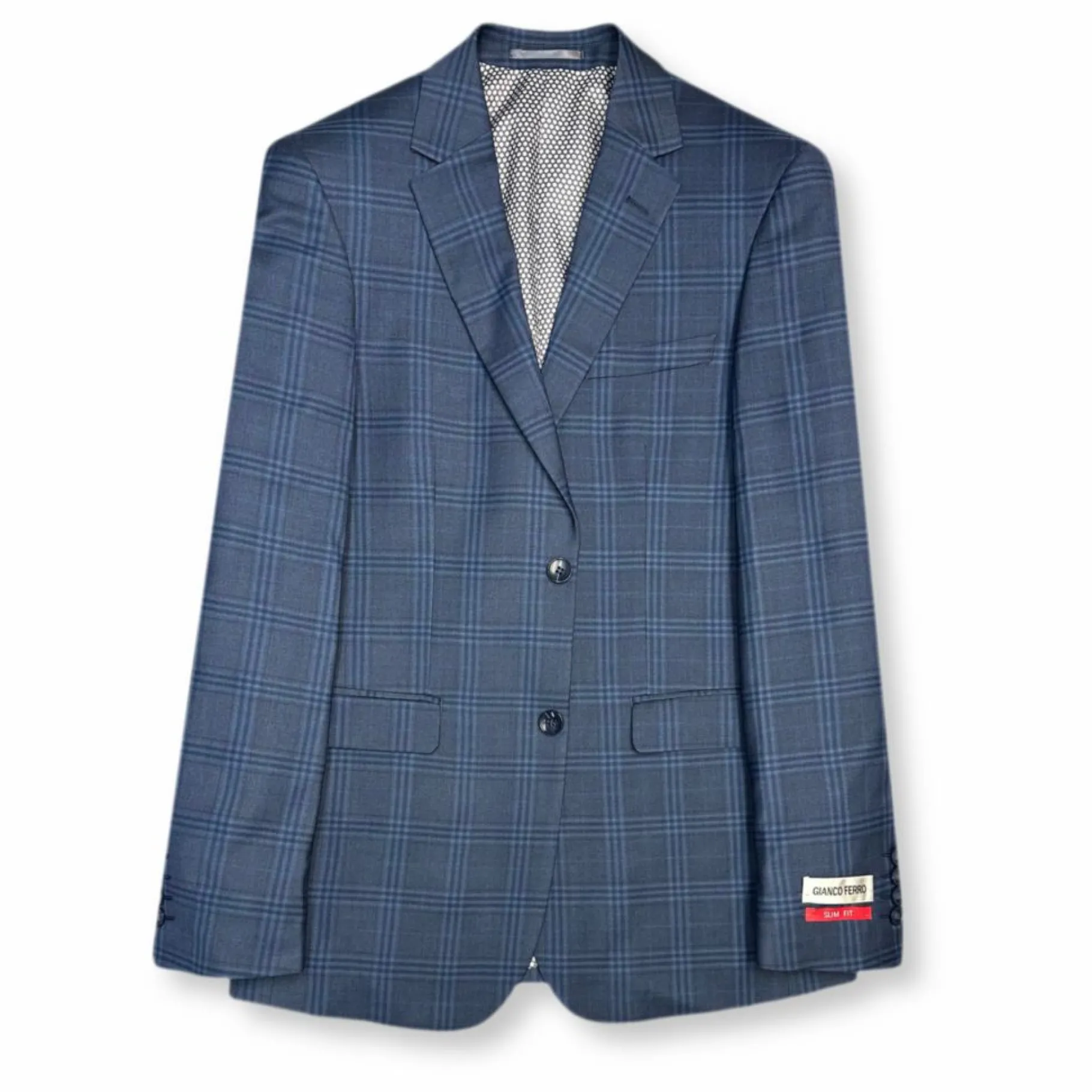 New Edition Fashion Greyson Slim Plaid Suit> Suits