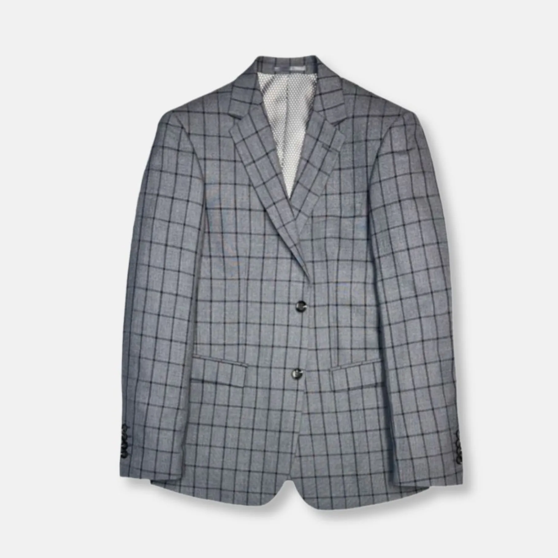 New Edition Fashion Gunner Slim Windowpane Suit> Suits