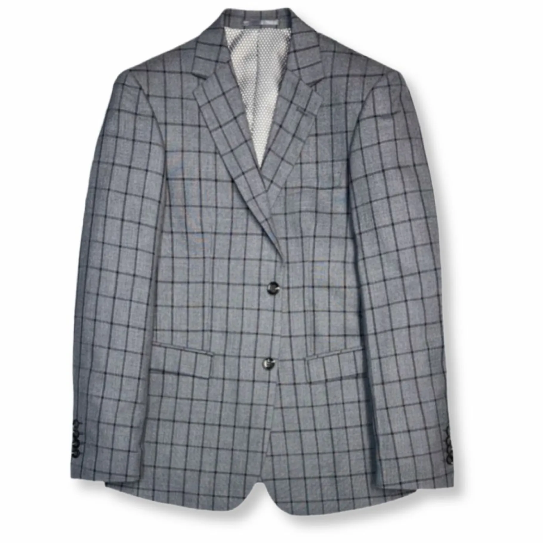 New Edition Fashion Gunner Slim Windowpane Suit> Suits