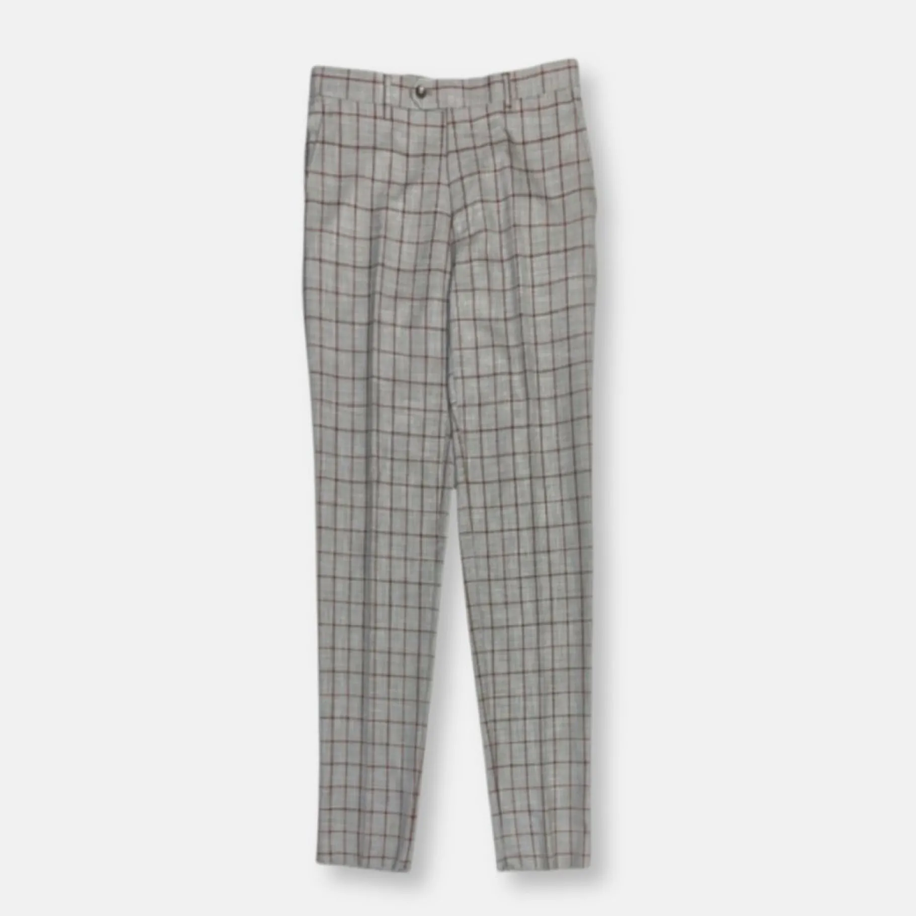 New Edition Fashion Gunner Slim Windowpane Suit> Suits