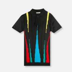 New Edition Fashion Lance Knitted Polo Shirt> Polos