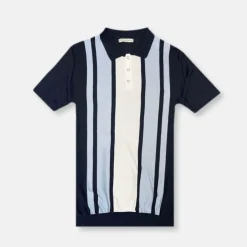 New Edition Fashion Laramie Knitted Polo Shirt> Polos