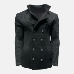 New Edition Fashion Larock Knitted Double Breasted Cardigan><noscript><img width=