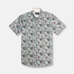 New Edition Fashion Mael Tropical Resort Short Sleeve Shirt> Button Downs