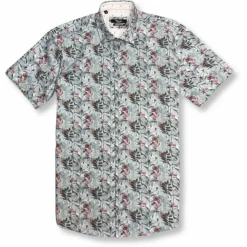 New Edition Fashion Mael Tropical Resort Short Sleeve Shirt> Button Downs