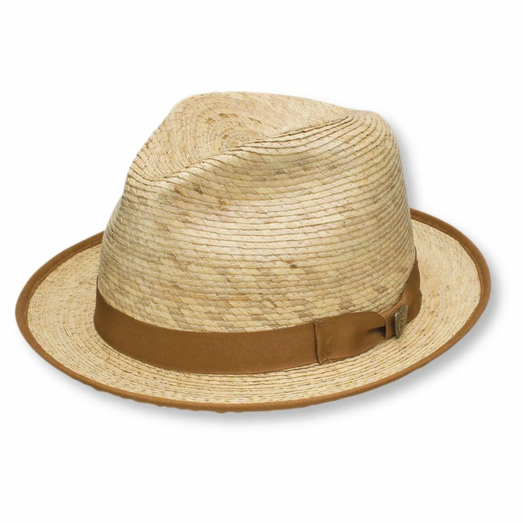 New Edition Fashion Mateo Palm Straw Fedora> Hats