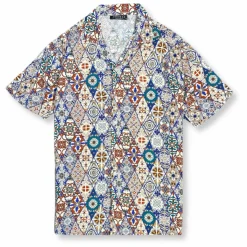 New Edition Fashion Taborn Tropical Revere Collar Shirt> Button Downs