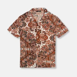New Edition Fashion Thanos Tropical Resort Revere Collar Shirt> Button Downs