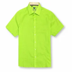 New Edition Fashion Trevor Short Sleeve Linen Shirt> Button Downs