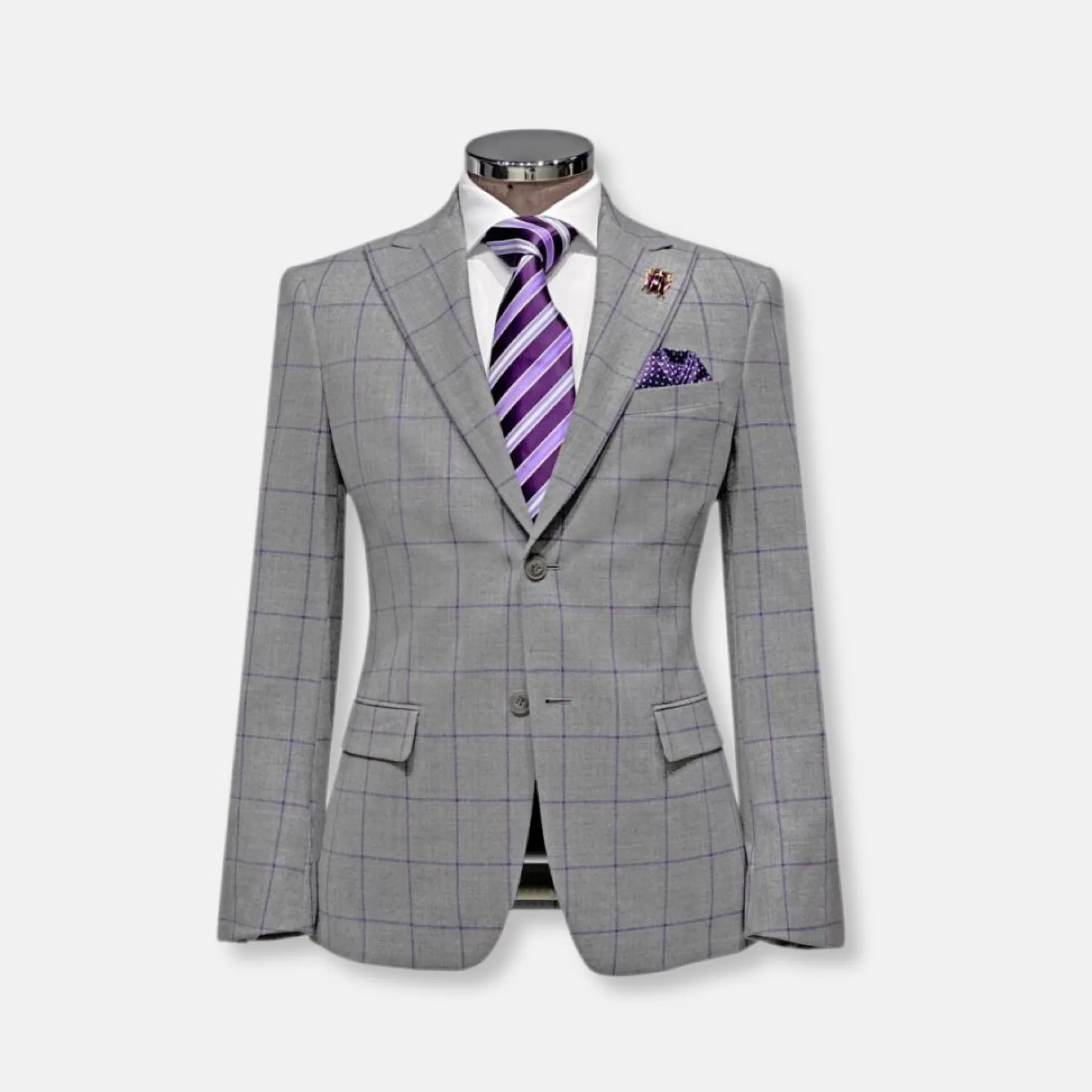 New Edition Fashion Vada Windowpane Suit> Suits