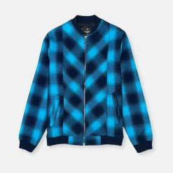 New Edition Fashion Vannes Plaid Baseball Jacket> Coats & Outerwear