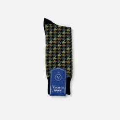 New Edition Fashion Vellucci Houndstooth Fashion Socks> Socks