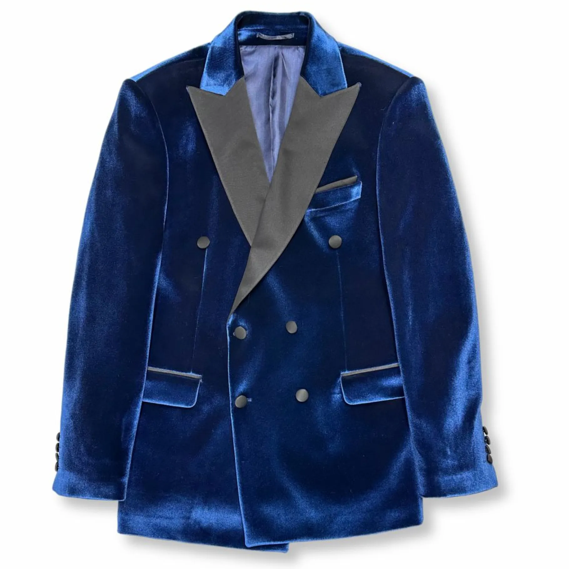 New Edition Fashion Velluto Peak Lapel Velvet Blazer> Blazers & Sportcoats