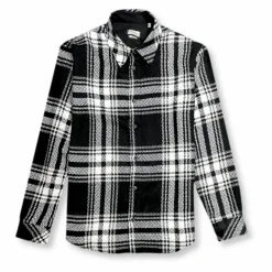 New Edition Fashion Vetro Plaid Flannel Shirt> Button Downs
