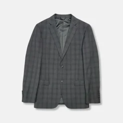 New Edition Fashion Woodland Slim Fit Plaid Suit> Suits