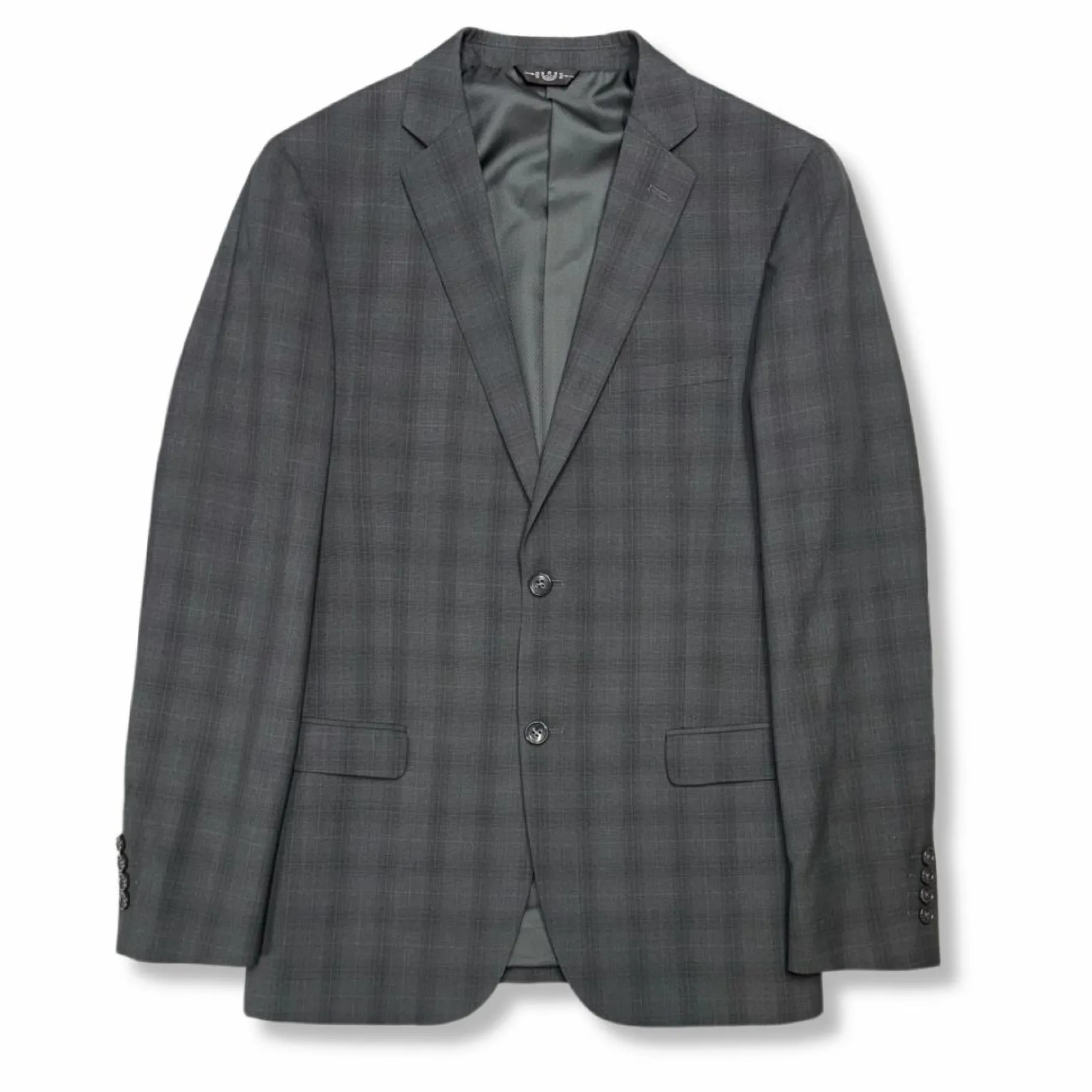 New Edition Fashion Woodland Slim Fit Plaid Suit> Suits